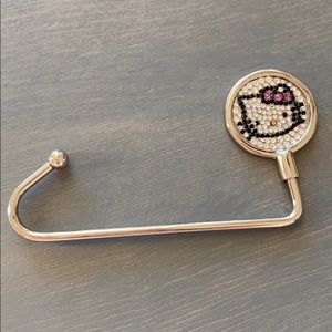 Hello Kitty Swarovski purse hook!  Brand new!